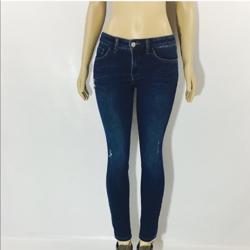 Pilcro & the Letterpress Stet Skinny Ankle Jeans